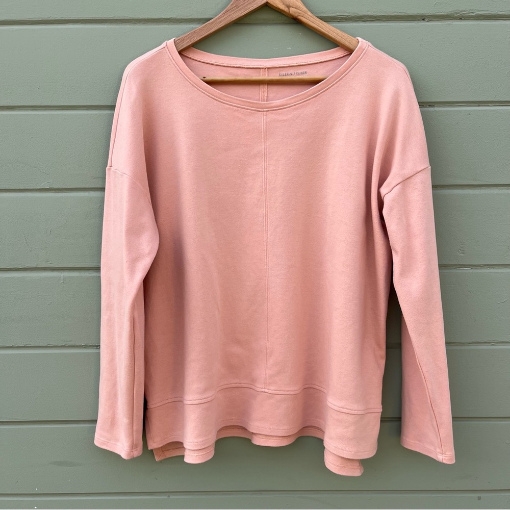 Eileen Fisher M organic cotton sweatshirt top
